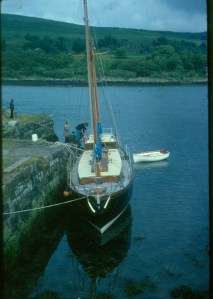 colena at pier, lochaline, c1981